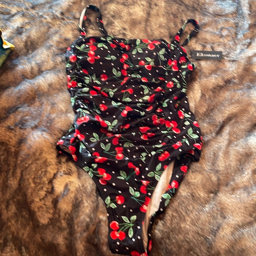 Swimsuit balconette style one piece